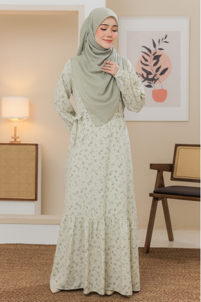 Calla Dress in Creamy Mint (Hot Selling)