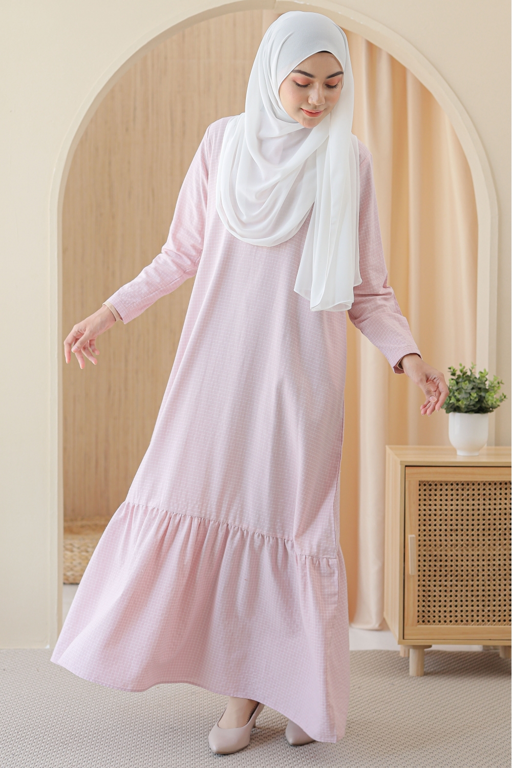SAMARA - TARA Dress in Soft Pink